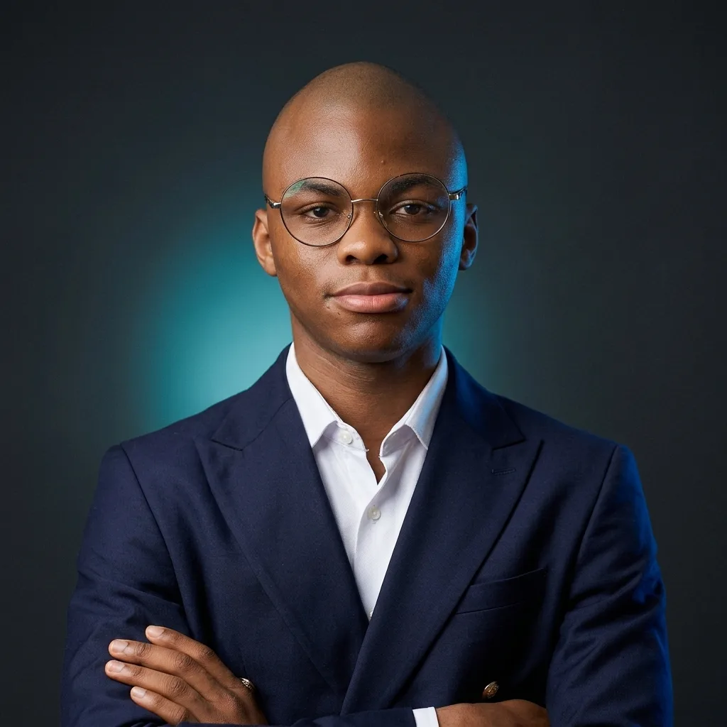 Portrait de Yoane Ngassam, basse lumière, page À propos.